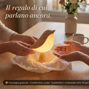 Lampada Decorativa Uccello Luminosa | LUMENVOLO - 3